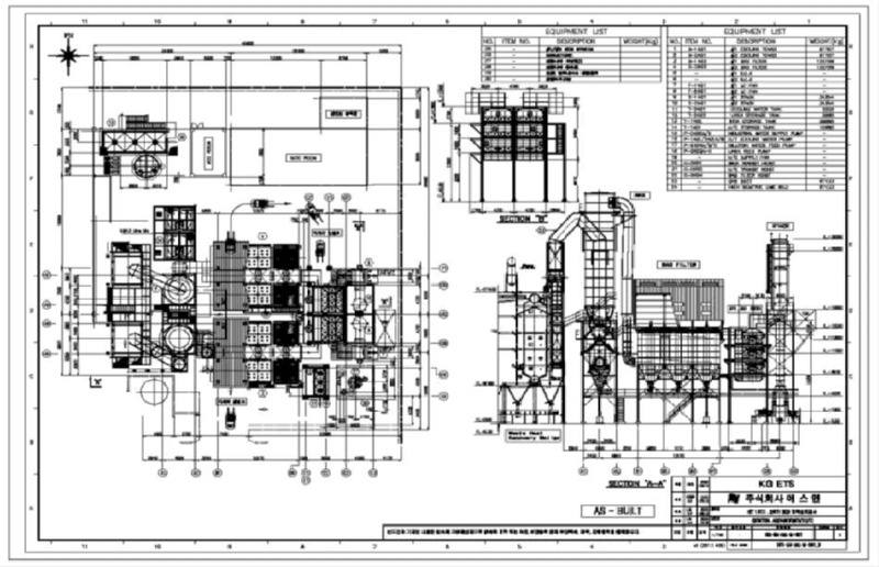 [탈질설비] KG ETS 소각로 1,2호기 질소산화물 처리 시설 도면_01.jpg